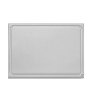 Schneidebrett weiß 32x53  GN 1/1 Maße, mit Saftrille 