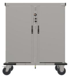 Wärmewagen 2 x 9 2/1, 2 Türen, Umluft, Thermostatgesteuert 2 x 230V  1,5 kw